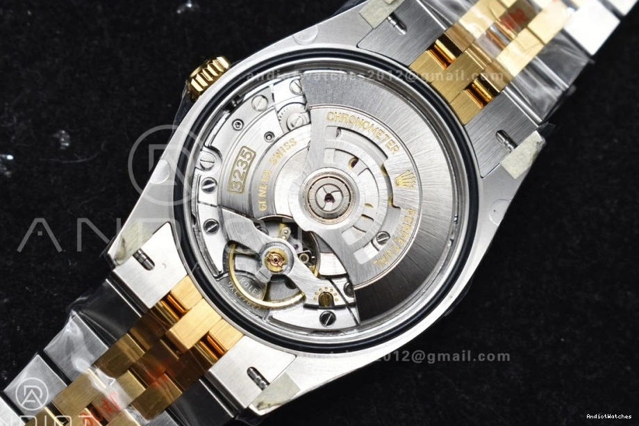 on Bracelet VR Jubilee 36 558 Diamonds Clean 904L Best YG 1:1 DateJust YG Dial Edition Versatile Steel 126233 SS 0306